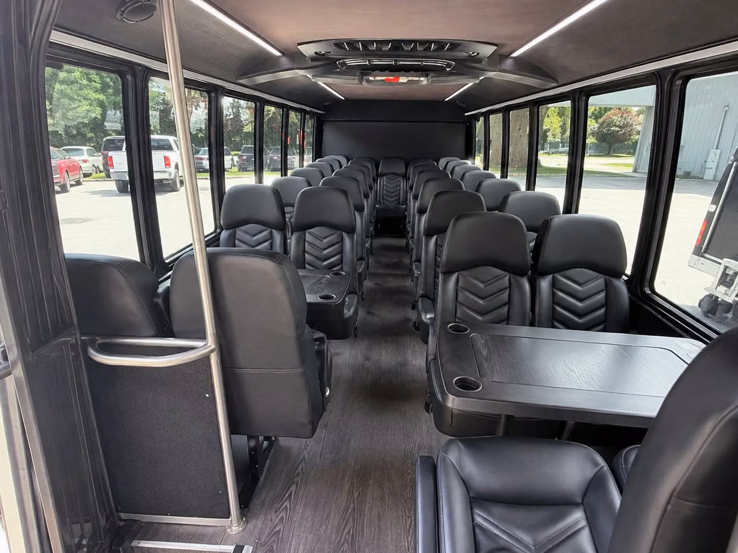 18 passenger minibus inside