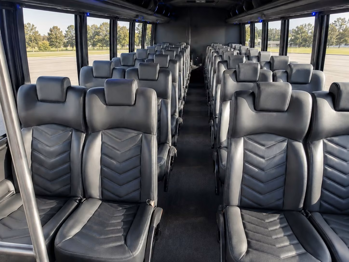 18 passenger minibus interior