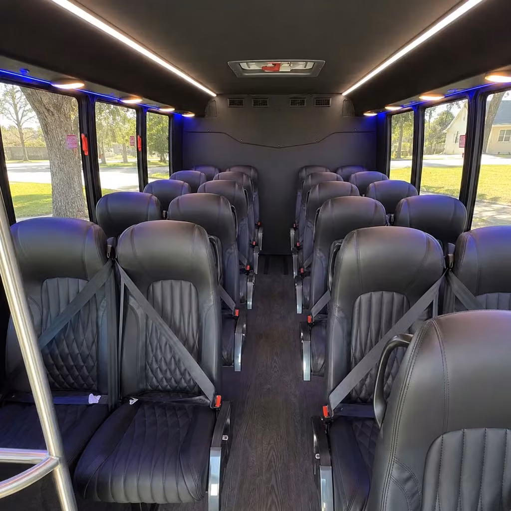 30 passenger minibus inside