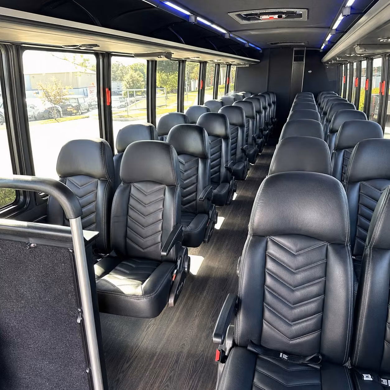 30 passenger minibus interior