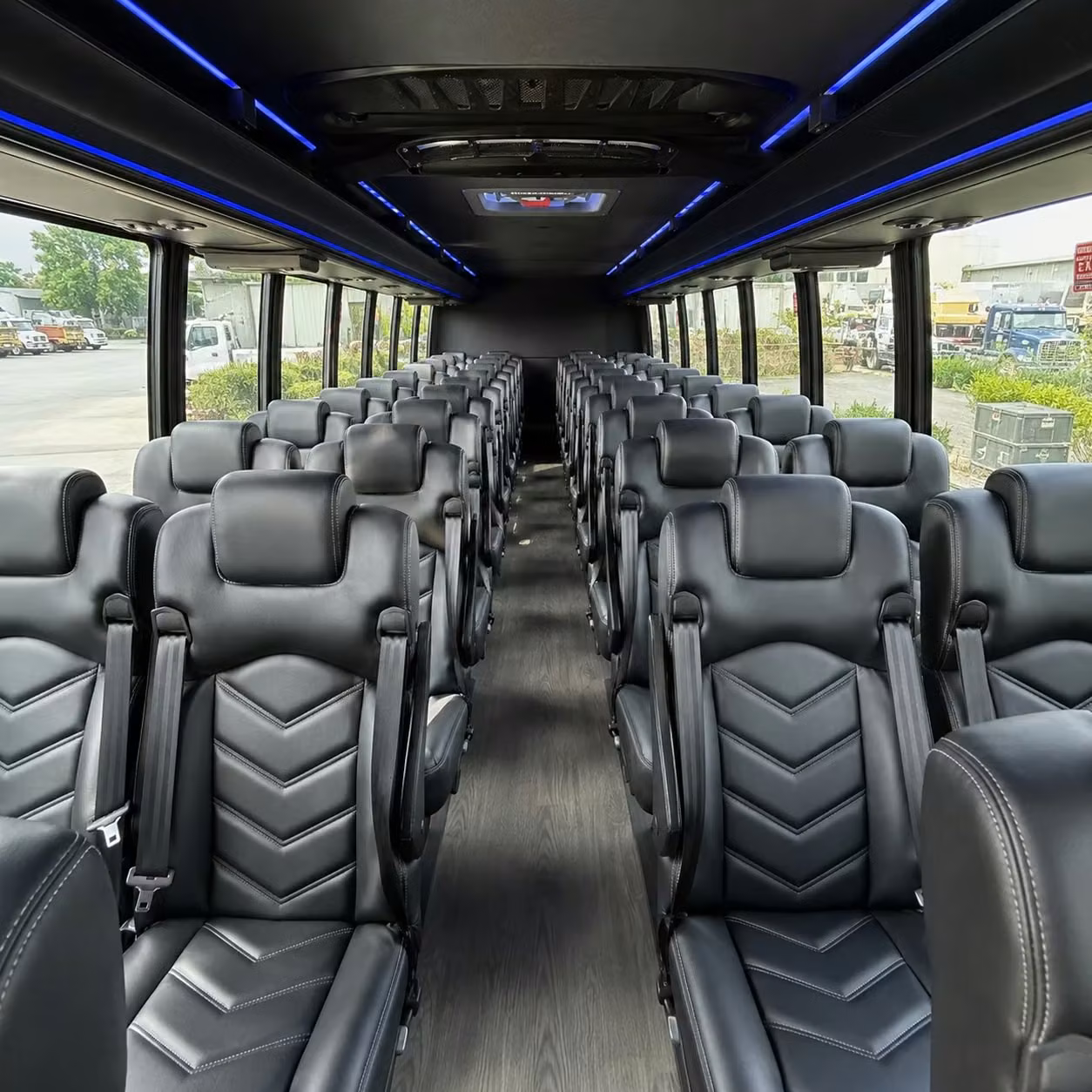 35 passenger minibus inside