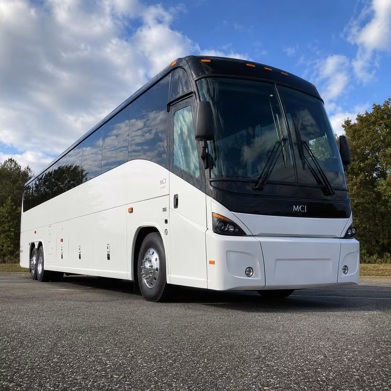 charter buses for large livonia wedding parties moving between ceremony and reception