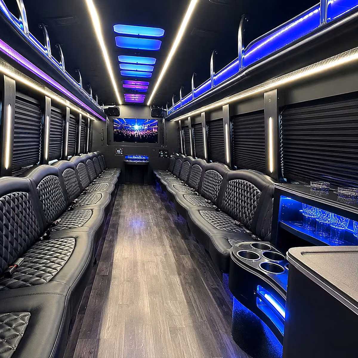 party buses for livonia high school prom nights