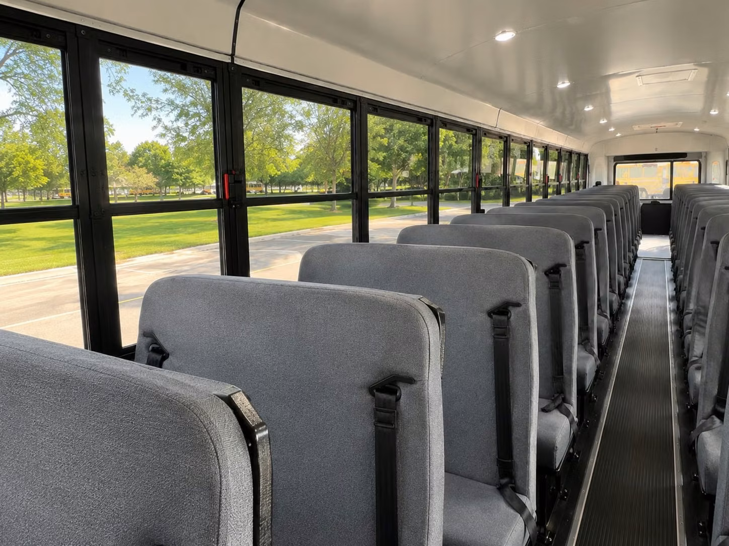 school bus interior