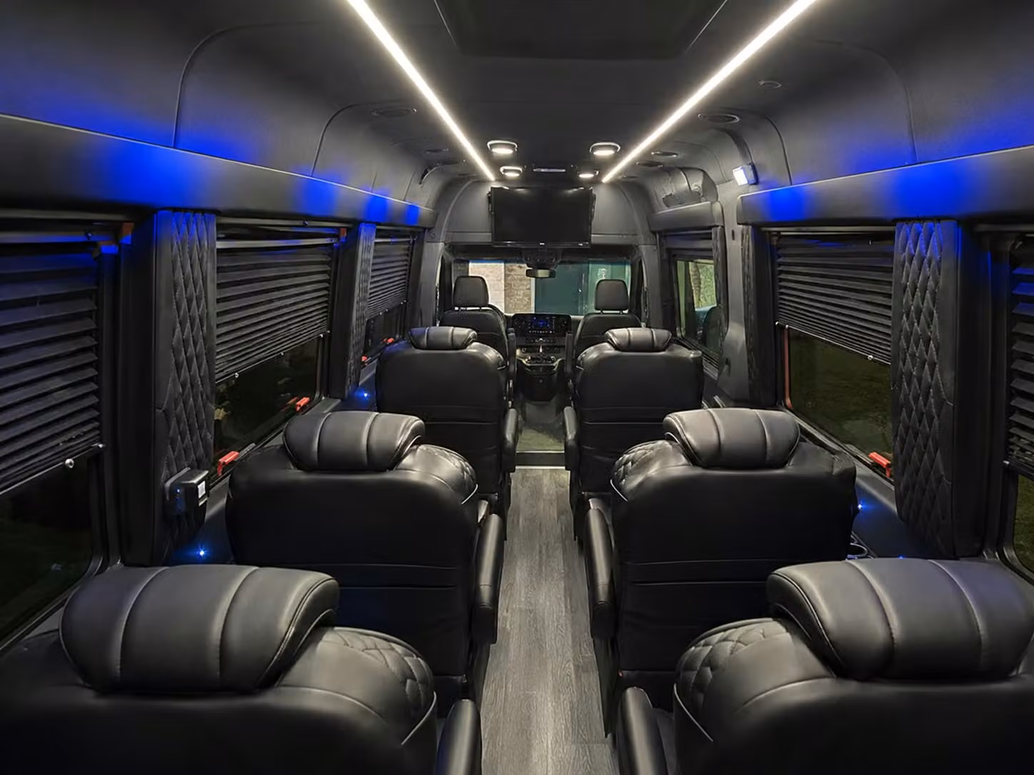 sprinter van with driver interior