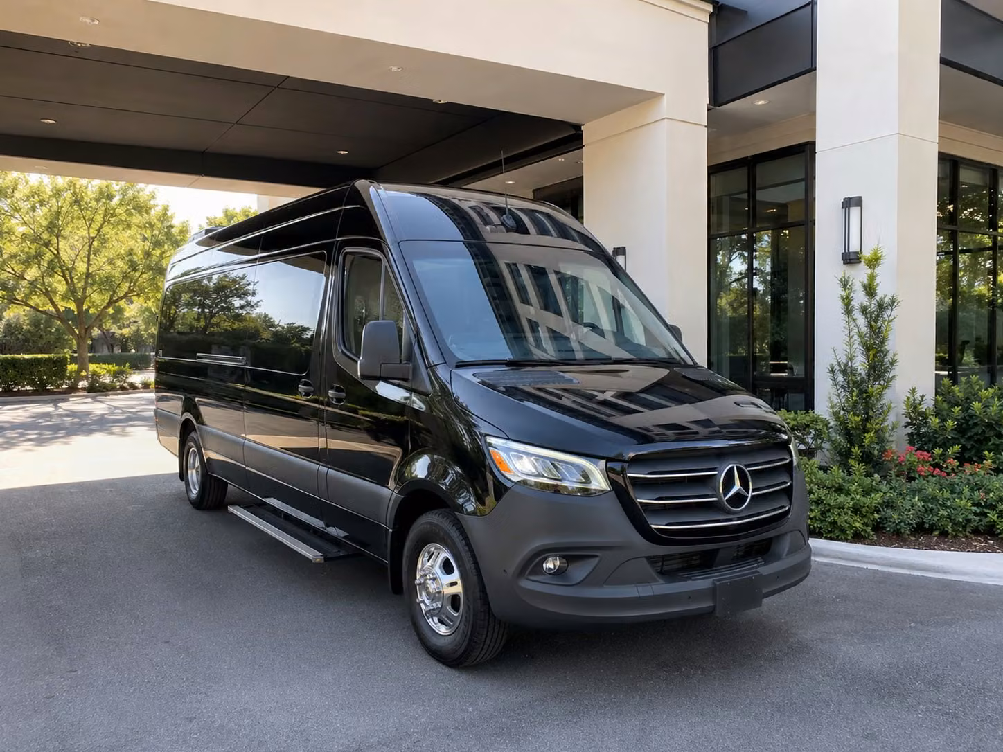 sprinter vans and minibuses for livonia bridal party transportation